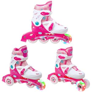 Rolko-Wrotki Regulowane 3w1 Croxer Missy 31-34 LED Rolko-Wrotki Regulowane 3w1 Croxer Missy 31-34 LED