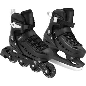 Spokey Łyżworolki regulowane 4W1 4ONE 34-38 BK Spokey Łyżworolki regulowane 4W1 4ONE 34-38 BK