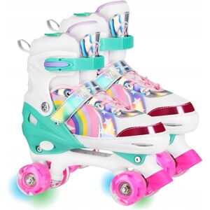 NILS EXTREME Wrotki Regulowane Klasyczne Dla Dzieci Kauczukowe Kółka Świecące LED NILS NILS EXTREME Wrotki Regulowane Klasyczne Dla Dzieci Kauczukowe Kółka Świecące LED NILS