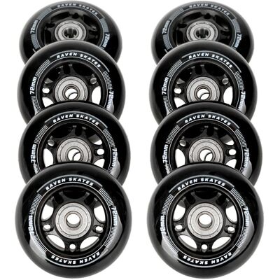 8x kółka do rolek RAVEN Oxen 76mm PU 8x kółka do rolek RAVEN Oxen 76mm PU