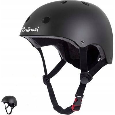 Inny producent Bestravel Kask Rowerowy Rolki Dziecięcy Regulowany S 48-54cm Inny producent Bestravel Kask Rowerowy Rolki Dziecięcy Regulowany S 48-54cm