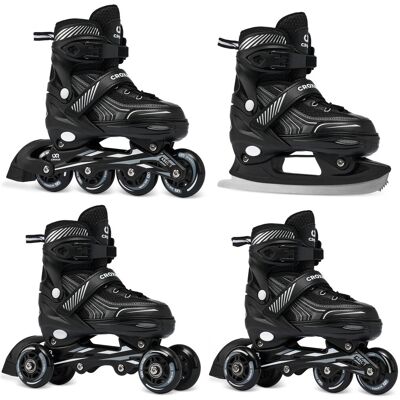 Croxer Optima Czarny 39-42 Wrotki in-line Croxer Optima Czarny 39-42 Wrotki in-line