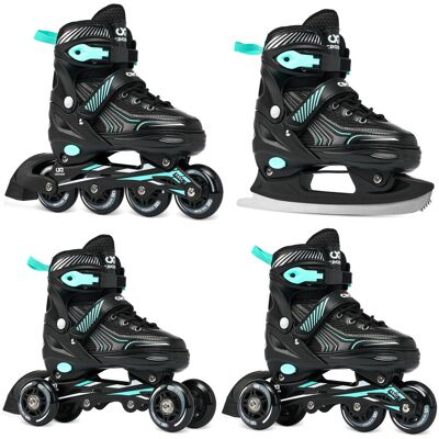 Croxer Optima Czarny/Mentolowy 39-42 - Rolki Croxer Optima Czarny/Mentolowy 39-42 - Rolki