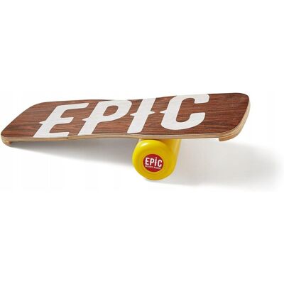 Deska do balansowania Epic Balance Blow 85 x 30 cm brązowa AS6088 Deska do balansowania Epic Balance Blow 85 x 30 cm brązowa AS6088