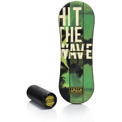 Deska do balansowania TRICKBOARD CLASSIC HIT THE WAVE (Deska + Czarny wałek) - TÜV Deska do balansowania TRICKBOARD CLASSIC HIT THE WAVE (Deska + Czarny wałek) - TÜV