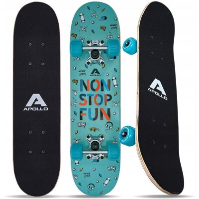 Greenzone Deskorolka Apollo 61cm ABEC-3 Nowa w pełni zmontowana deskorolka dla dzieci Greenzone Deskorolka Apollo 61cm ABEC-3 Nowa w pełni zmontowana deskorolka dla dzieci