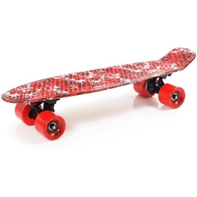SMJ Sport Deskorolka Fiszka Red Jungle Abec7 Carbon Do 100kg SMJ Sport Deskorolka Fiszka Red Jungle Abec7 Carbon Do 100kg