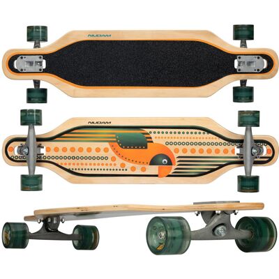 Deskorolka Longboard Drewniana Abec-7 Nijdam 91cm Deskorolka Longboard Drewniana Abec-7 Nijdam 91cm