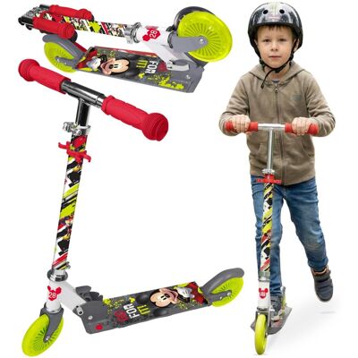 sarcia.eu DISNEY Myszka Mickey Hulajnoga dwukołowa Z HAMULCEM do 50kg, składana, REGULOWANA dla dzieci 6+ sarcia.eu DISNEY Myszka Mickey Hulajnoga dwukołowa Z HAMULCEM do 50kg, składana, REGULOWANA dla dzieci 6+