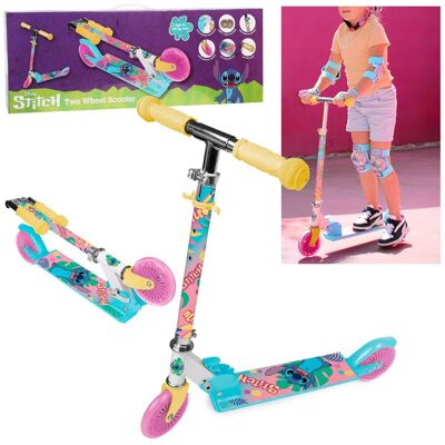 sarcia.eu DISNEY Stitch Hulajnoga dwukołowa z hamulcem, składana, regulowana dla dzieci 6+, do 50 kg sarcia.eu DISNEY Stitch Hulajnoga dwukołowa z hamulcem, składana, regulowana dla dzieci 6+, do 50 kg
