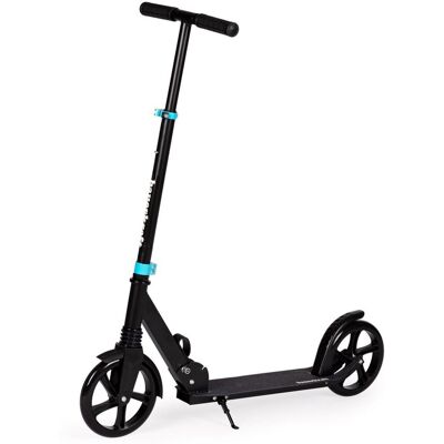 Duża składana hulajnoga 95-105 cm Bauerkraft czarno-niebieska Duża składana hulajnoga 95-105 cm Bauerkraft czarno-niebieska