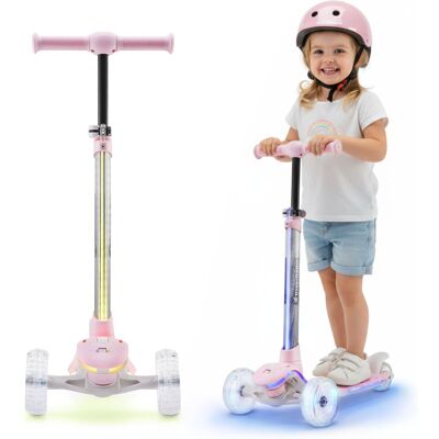 Hulajnoga balansowa HyperMotion BECKY - oświetlenie RGB LED, kolor różowy Hulajnoga balansowa HyperMotion BECKY - oświetlenie RGB LED, kolor różowy