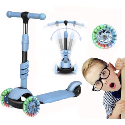Tobbi-Toys Hulajnoga Balansowa Jeździk Trójkołowa Led Niebieska Tobbi-Toys Hulajnoga Balansowa Jeździk Trójkołowa Led Niebieska