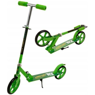 Hulajnoga Miejska Duża Summer Baby WX Składana Koła 20 cm Zielona Hulajnoga Miejska Duża Summer Baby WX Składana Koła 20 cm Zielona