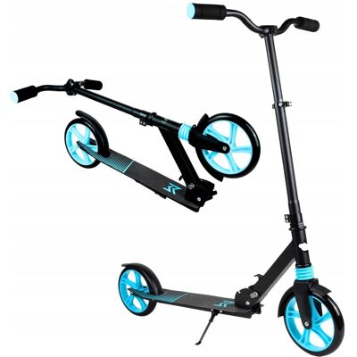 Inny producent Hulajnoga Składana Miejska Regulowana Amortyzator 100KG Łożyska Duża Blue Inny producent Hulajnoga Składana Miejska Regulowana Amortyzator 100KG Łożyska Duża Blue
