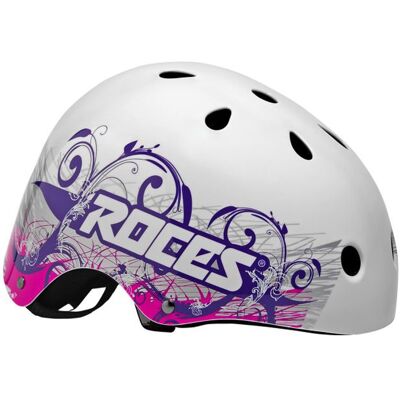 Kask Roces Tattoo Aggressive Helmet Mat Biało Fioletowy 301418 002 L Kask Roces Tattoo Aggressive Helmet Mat Biało Fioletowy 301418 002 L
