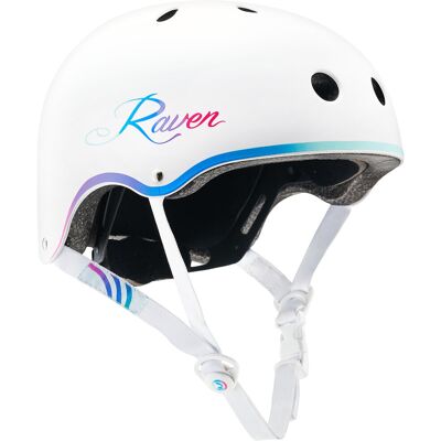 Kask Rowerowy RAVEN Essto White/Neo S (52-55cm) Kask Rowerowy RAVEN Essto White/Neo S (52-55cm)