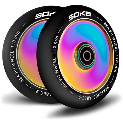 GLOBAL INCOME Kółka do hulajnogi wyczynowej 110mm abec-9 Soke GLOBAL INCOME Kółka do hulajnogi wyczynowej 110mm abec-9 Soke
