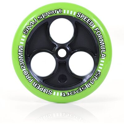Kółko do hulajnogi SMJ sport zielone 230mm 1 szt. średnica: 230 mm Kółko do hulajnogi SMJ sport zielone 230mm 1 szt. średnica: 230 mm