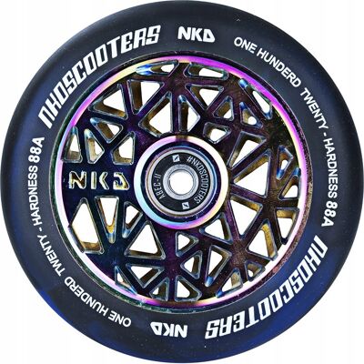 NKD Sports Koło do Hulajnogi NKD Black Widow Niebiesko-Tęczowy 120 mm NKD Sports Koło do Hulajnogi NKD Black Widow Niebiesko-Tęczowy 120 mm