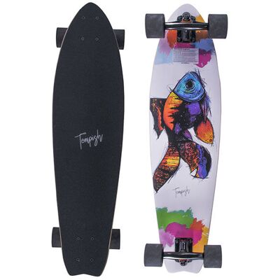 Longboard Fisk od Tempish - Lekki, 82,5cm, Biały/Czarny - Longboard Longboard Fisk od Tempish - Lekki, 82,5cm, Biały/Czarny - Longboard