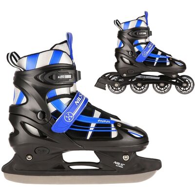 NILS Extreme - NH18366A - Czarny-Niebieski - 2v1 - Inline skates NILS Extreme - NH18366A - Czarny-Niebieski - 2v1 - Inline skates