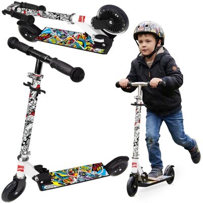 sarcia.eu MARVEL Avengers Hulajnoga dwukołowa Z HAMULCEM do 50kg, składana, REGULOWANA dla dzieci 6+ sarcia.eu MARVEL Avengers Hulajnoga dwukołowa Z HAMULCEM do 50kg, składana, REGULOWANA dla dzieci 6+