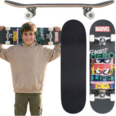 sarcia.eu MARVEL Avengers MŁODZIEŻOWA drewniana deskorolka DUŻA 79cm, antypoślizgowa deska, STABILNA do 80kg sarcia.eu MARVEL Avengers MŁODZIEŻOWA drewniana deskorolka DUŻA 79cm, antypoślizgowa deska, STABILNA do 80kg