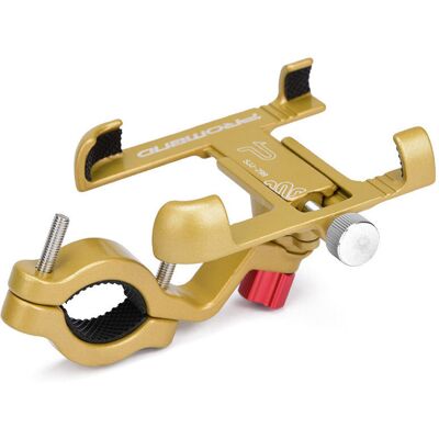 Inny producent Metalowy złoty uchwyt na telefon do Xiaomi M365 / PRO / PRO 2 / Ninebot Max G30 / Motus Scooty Inny producent Metalowy złoty uchwyt na telefon do Xiaomi M365 / PRO / PRO 2 / Ninebot Max G30 / Motus Scooty