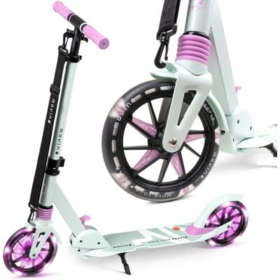 Movino City Light (mint-pink) Hulajnoga miejska dla dzieci i młodzieży Movino City Light (mint-pink) Hulajnoga miejska dla dzieci i młodzieży