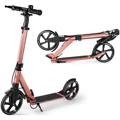 Movino, hulajnoga miejska COMFORT+, różowa, amortyzowana, koła 200 mm, hamulec ręczny, ABEC-7 Movino, hulajnoga miejska COMFORT+, różowa, amortyzowana, koła 200 mm, hamulec ręczny, ABEC-7
