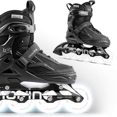 MOVINO - Cruzer B3 - Czarny - 34-37 - Inline skates MOVINO - Cruzer B3 - Czarny - 34-37 - Inline skates