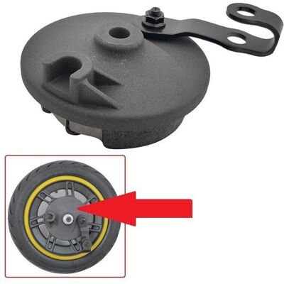 Inny producent Pokrywa przedniego hamulca bębnowego wraz z okładzinami do Ninebot Max G30 / Motus Scooty 10 / Frugal Power Inny producent Pokrywa przedniego hamulca bębnowego wraz z okładzinami do Ninebot Max G30 / Motus Scooty 10 / Frugal Power