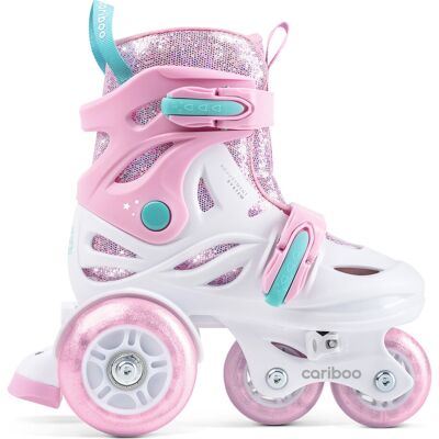Rolki Cariboo Ballerina Do Nauki Jazdy Pink/mint (31-35) Rolki Cariboo Ballerina Do Nauki Jazdy Pink/mint (31-35)