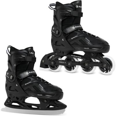 Rolki Łyżwy 2w1 Raven Pulse Black Rolki Łyżwy 2w1 Raven Pulse Black