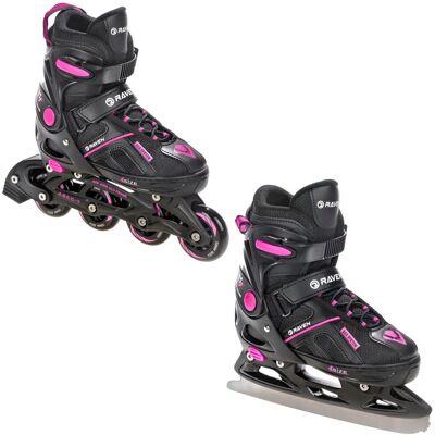 Rolki Łyżwy 2w1 RAVEN Pulse Black/Fuchsia 33-36 Rolki Łyżwy 2w1 RAVEN Pulse Black/Fuchsia 33-36