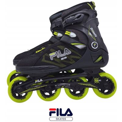 Rolki Męskie Fila Inline Skates Crossfit Black/lime (010617260) 45.5eu Rolki Męskie Fila Inline Skates Crossfit Black/lime (010617260) 45.5eu