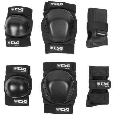 Inny producent TSG zestaw ochraniaczy BASIC SET black rozmiar M Inny producent TSG zestaw ochraniaczy BASIC SET black rozmiar M
