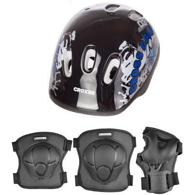 Zestaw CROXER Gauss Ochraniacze XS + kask Runner XS Zestaw CROXER Gauss Ochraniacze XS + kask Runner XS