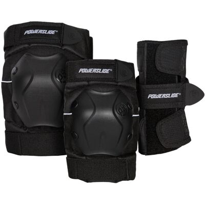 Zestaw Ochraniaczy Powerslide Standard Black Set S Zestaw Ochraniaczy Powerslide Standard Black Set S