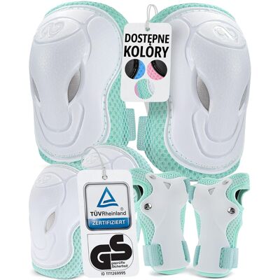 Inny producent Ochraniacze Dzieci Zestaw Rollerblading 6 Sztuk Ochrona Kolan Łokci Inny producent Ochraniacze Dzieci Zestaw Rollerblading 6 Sztuk Ochrona Kolan Łokci