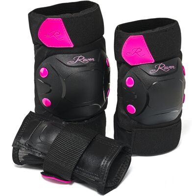 Ochraniacze Raven Dexard Black/pink M Ochraniacze Raven Dexard Black/pink M