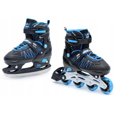SMJ Sport Rolki Łyżwy 2w1 Ut103 2w1 Jack 34-37 Smj Niebieskie SMJ Sport Rolki Łyżwy 2w1 Ut103 2w1 Jack 34-37 Smj Niebieskie