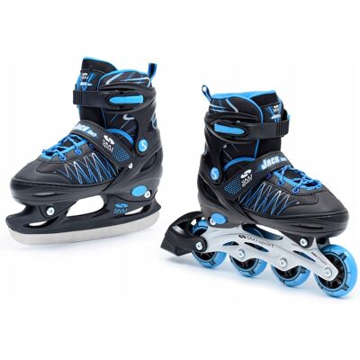 SMJ Sport Rolki Łyżwy 2w1 Ut103 2w1 Jack 38-41 Smj Niebieskie SMJ Sport Rolki Łyżwy 2w1 Ut103 2w1 Jack 38-41 Smj Niebieskie