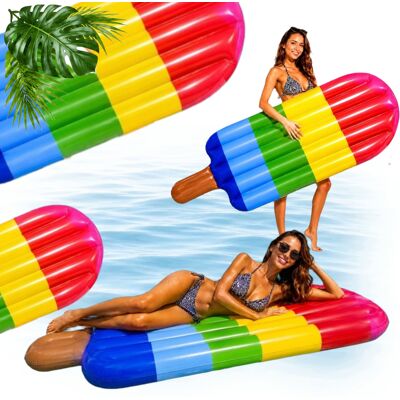 Inny producent Materac Dmuchany Do Pływania Na Basen Plażę Lód Na Patyku Leżak Wodny Xxl Inny producent Materac Dmuchany Do Pływania Na Basen Plażę Lód Na Patyku Leżak Wodny Xxl