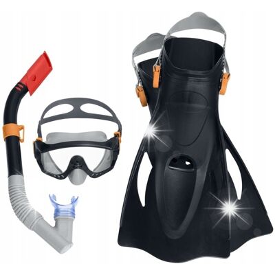 Zestaw Do Nurkowania Snorkelingu Maska Rurka Płetwy Bestway Zestaw Do Nurkowania Snorkelingu Maska Rurka Płetwy Bestway