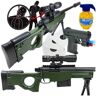 Inny producent AWP Snajperka Karabin Wyborowy Na Kulki Air Soft Gun + Pistolet z Laserem + Granat