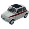 Fiat 500 white red 1960 WhiteBox 124182 1:24