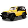 MAISTO, jeep wrangler 2014 żółty 1/18