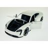 WELLY PORSCHE TAYCAN TURBO S BIAŁY 1:24 SAMOCHÓD NOWY METALOWY MODEL